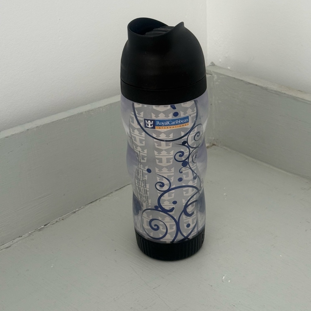 Royal Caribbean Coca Cola Black and Blue Travel Mug